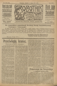 Robotnik : organ Polskiej Partyi Socyalistycznej. R.25, nr 249 (17 lipca 1919) = nr 626