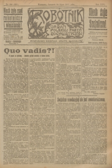 Robotnik : organ Polskiej Partyi Socyalistycznej. R.25, nr 256 (24 lipca 1919) = nr 633