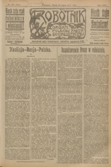 Robotnik : organ Polskiej Partyi Socyalistycznej. R.25, nr 257 (25 lipca 1919) = nr 634