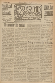 Robotnik : organ Polskiej Partyi Socyalistycznej. R.25, nr 265 (2 sierpnia 1919) = nr 642