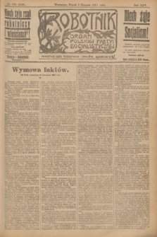 Robotnik : organ Polskiej Partyi Socyalistycznej. R.25, nr 271 (8 sierpnia 1919) = nr 648