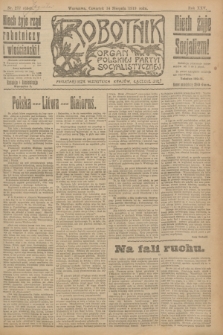 Robotnik : organ Polskiej Partyi Socyalistycznej. R.25, nr 277 (14 sierpnia 1919) = nr 654