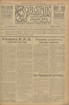 Robotnik : centralny organ P.P.S. R.25, nr 306 (13 września 1919) = nr 683