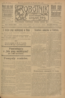 Robotnik : centralny organ P.P.S. R.25, nr 308 (15 września 1919) = nr 685