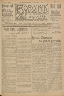 Robotnik : centralny organ P.P.S. R.25, nr 314 (21 września 1919) = nr 691