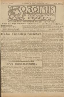 Robotnik : centralny organ P.P.S. R.25, nr 357 (4 listopada 1919) = nr 734