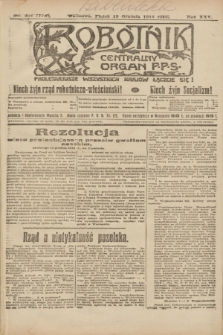 Robotnik : centralny organ P.P.S. R.25, nr 401 (19 grudnia 1919) = nr 778