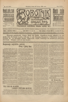 Robotnik : centralny organ P.P.S. R.26, nr 55 (25 lutego 1920) = nr 843