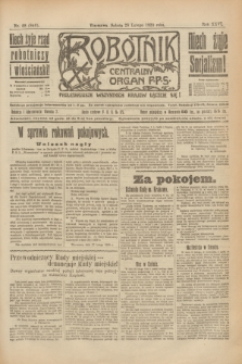 Robotnik : centralny organ P.P.S. R.26, nr 58 (28 lutego 1920) = nr 846