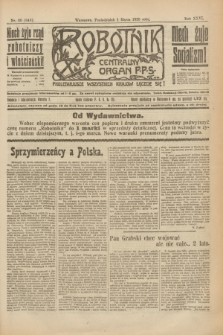 Robotnik : centralny organ P.P.S. R.26, nr 60 (1 marca 1920) = nr 848