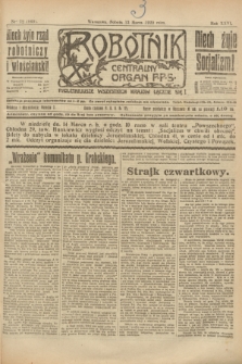 Robotnik : centralny organ P.P.S. R.26, nr 72 (13 marca 1920) = nr 860