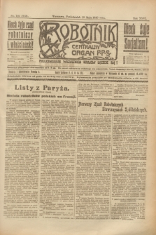 Robotnik : centralny organ P.P.S. R.26, nr 125 (10 maja 1920) = nr 913