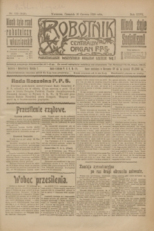 Robotnik : centralny organ P.P.S. R.26, nr 155 (10 czerwca 1920) = nr 943