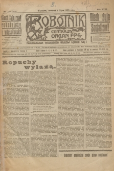 Robotnik : centralny organ P.P.S. R.26, nr 176 (1 lipca 1920) = nr 964