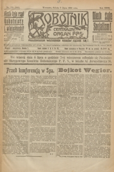 Robotnik : centralny organ P.P.S. R.26, nr 178 (3 lipca 1920) = nr 966