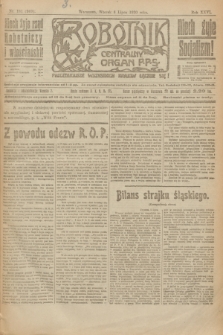 Robotnik : centralny organ P.P.S. R.26, nr 181 (6 lipca 1920) = nr 969