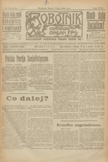 Robotnik : centralny organ P.P.S. R.26, nr 182 (7 lipca 1920) = nr 970