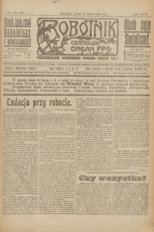 Robotnik : centralny organ P.P.S. R.26, nr 189 (14 lipca 1920) = nr 977
