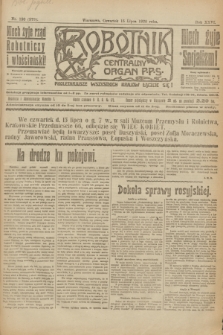 Robotnik : centralny organ P.P.S. R.26, nr 190 (15 lipca 1920) = nr 978