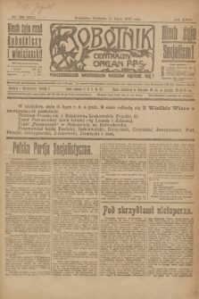 Robotnik : centralny organ P.P.S. R.26, nr 193 (18 lipca 1920) = nr 981