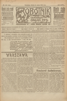 Robotnik : centralny organ P.P.S. R.26, nr 206 (31 lipca 1920) = nr 994