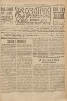 Robotnik : centralny organ P.P.S. R.26, nr 225 (19 sierpnia 1920) = nr 1013