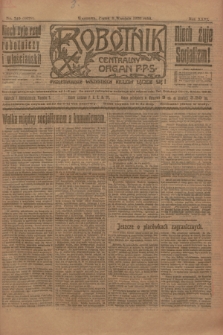 Robotnik : centralny organ P.P.S. R.26, nr 240 (3 września 1920) = nr 1028