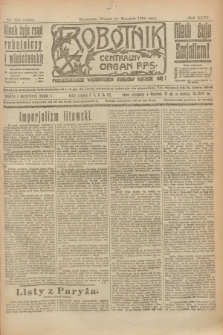 Robotnik : centralny organ P.P.S. R.26, nr 258 (21 września 1920) = nr 1046