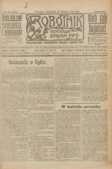 Robotnik : centralny organ P.P.S. R.26, nr 264 (27 września 1920) = nr 1051