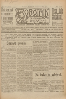 Robotnik : centralny organ P.P.S. R.26, nr 270 (3 października 1920) = nr 1057