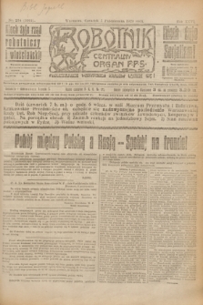 Robotnik : centralny organ P.P.S. R.26, nr 274 (7 października 1920) = nr 1061