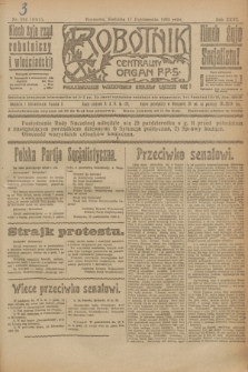 Robotnik : centralny organ P.P.S. R.26, nr 284 (17 października 1920) = nr 1071
