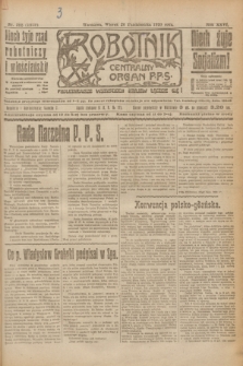 Robotnik : centralny organ P.P.S. R.26, nr 292 (26 października 1920) = nr 1079