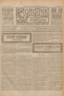 Robotnik : centralny organ P.P.S. R.26, nr 295 (29 października 1920) = nr 1082