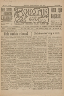 Robotnik : centralny organ P.P.S. R.26, nr 348 (22 grudnia 1920) = nr 1135