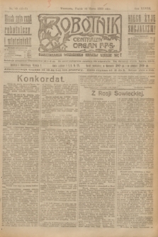 Robotnik : centralny organ P.P.S. R.28, nr 69 (10 marca 1922) = nr 1542