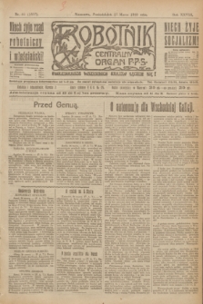 Robotnik : centralny organ P.P.S. R.28, nr 85 (27 marca 1922) = nr 1557