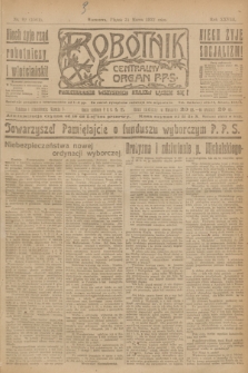 Robotnik : centralny organ P.P.S. R.28, nr 89 (31 marca 1922) = nr 1561