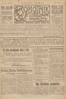 Robotnik : centralny organ P.P.S. R.28, nr 191 (16 lipca 1922) = nr 1663