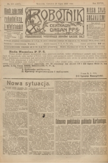 Robotnik : centralny organ P.P.S. R.28, nr 195 (20 lipca 1922) = nr 1667