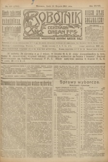 Robotnik : centralny organ P.P.S. R.28, nr 229 (23 sierpnia 1922) = nr 1701