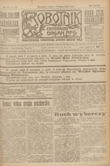 Robotnik : centralny organ P.P.S. R.28, nr 245 (8 września 1922) = nr 1717