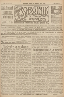 Robotnik : centralny organ P.P.S. R.28, nr 249 (12 września 1922) = nr 1721