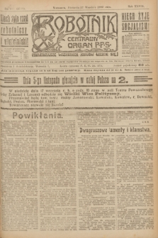 Robotnik : centralny organ P.P.S. R.28, nr 254 (17 września 1922) = nr 1726