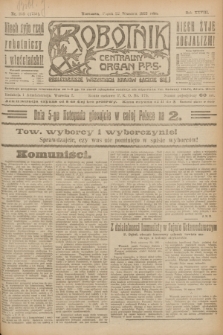 Robotnik : centralny organ P.P.S. R.28, nr 259 (22 września 1922) = nr 1731