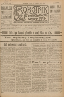 Robotnik : centralny organ P.P.S. R.28, nr 263 (26 września 1922) = nr 1735