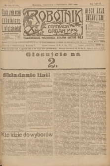 Robotnik : centralny organ P.P.S. R.28, nr 269 (2 października 1922) = nr 1741