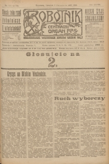 Robotnik : centralny organ P.P.S. R.28, nr 272 (5 października 1922) = nr 1744