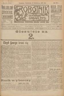 Robotnik : centralny organ P.P.S. R.28, nr 283 (16 października 1922) = nr 1755