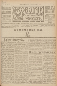 Robotnik : centralny organ P.P.S. R.28, nr 292 (25 października 1922) = nr 1764